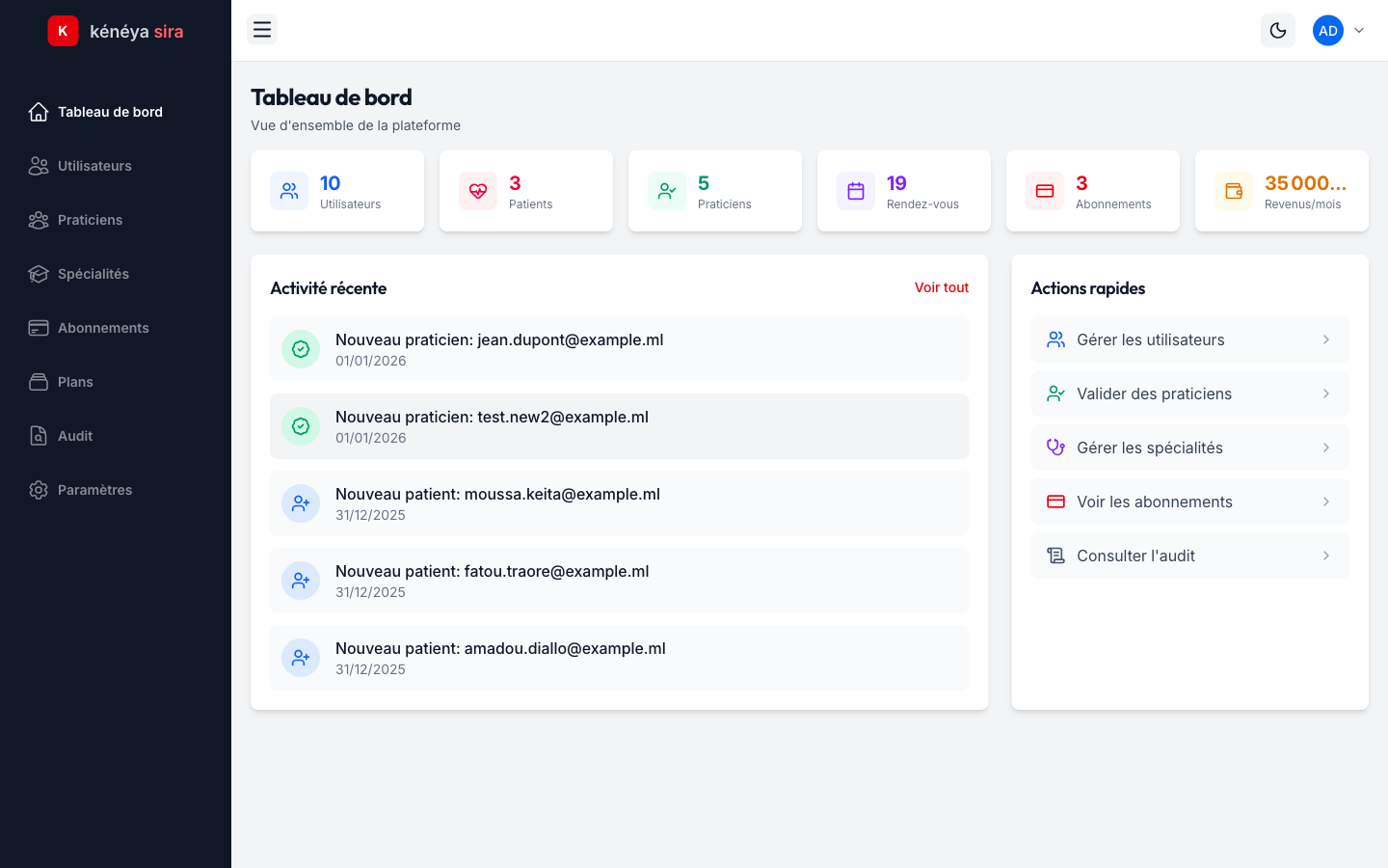 App admin